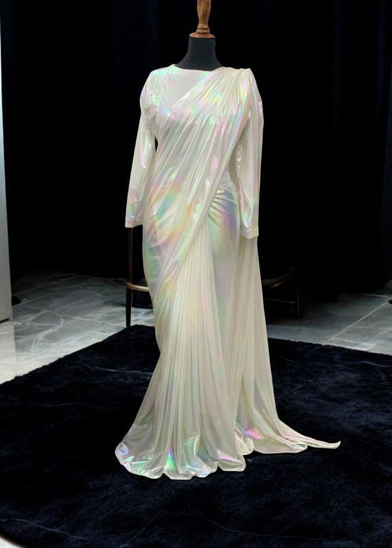 Rainbow Moonlight Saree