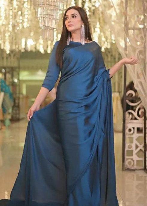 New Plain Silk Saree Collection